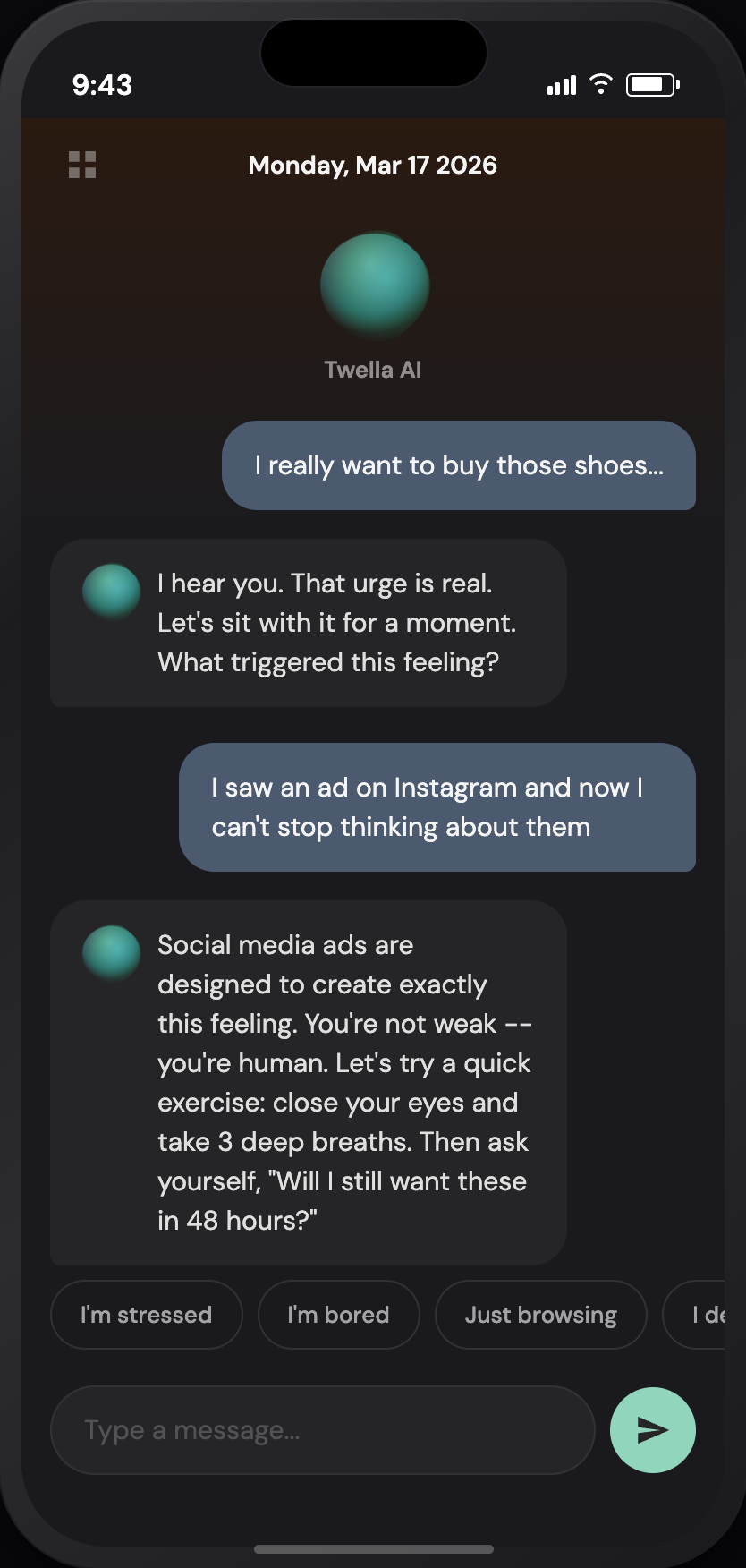 Twella AI emotion-aware chat
